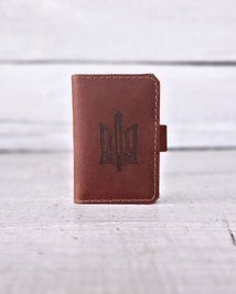 Обкладинка для ID "Тризуб" ІД001 фото