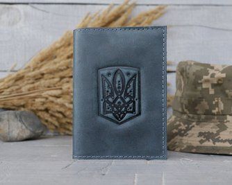 Обкладинка на військовий квиток "Тризуб" ОВК001 фото
