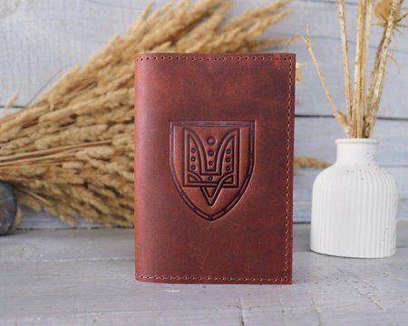 Обкладинка на паспорт "Двозуб Святослава " ОП002 фото