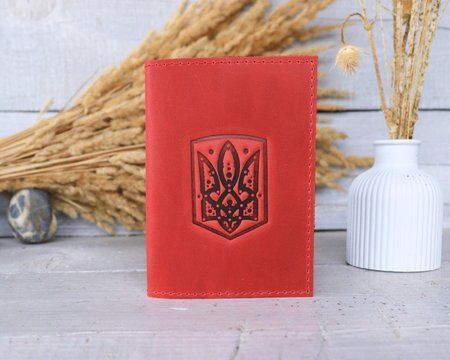 Обкладинка на паспорт "Тризуб" ОП002 фото